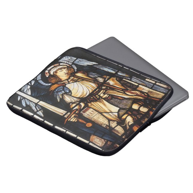 Saint Michael av Herr Edward Coley Burne-Jones Laptop Fodral (Framsida topp)