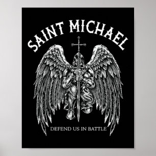 Saint Michael Defend Us i slaget Poster