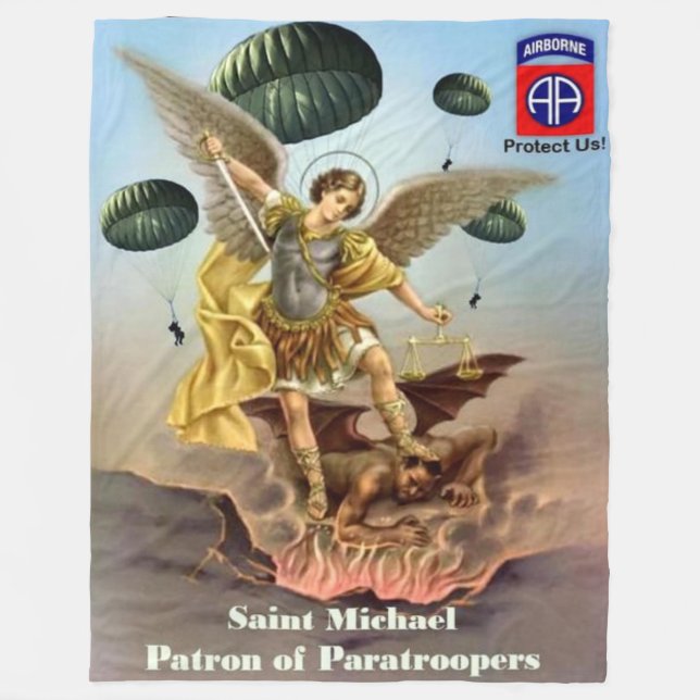 SAINT MICHAEL FLEECEFILT (Framsidan)
