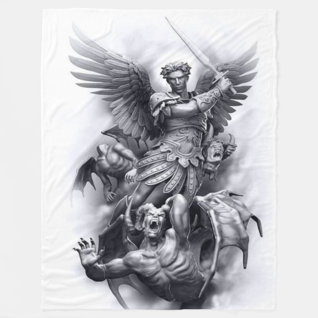 SAINT MICHAEL FLEECEFILT (Framsidan)