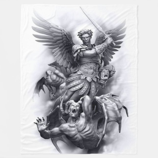 SAINT MICHAEL FLEECEFILT (Framsidan)