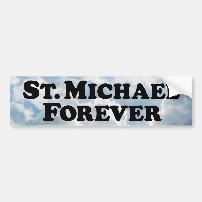Saint Michael Forever - Grundläggande Bildekal (Framsidan)