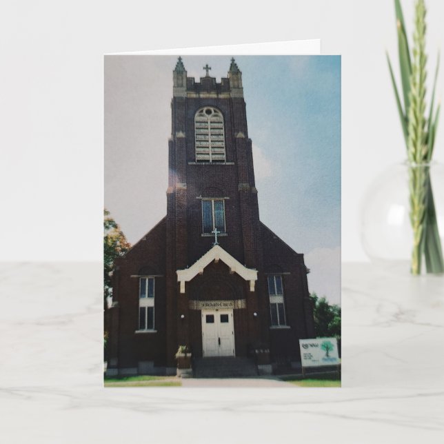 "Saint Michael-kyrkan" Påsk-kort Kort (Framsida)