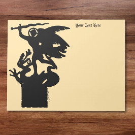 Saint Michael och Dragon Anteckningsblock