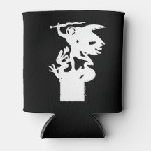 Saint Michael och Dragon (i vitt)