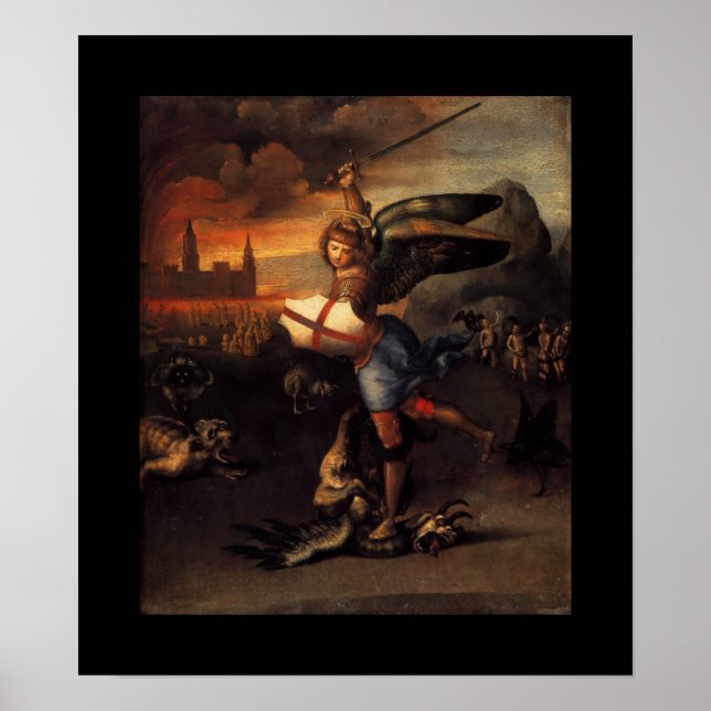 Saint MICHAEL OCH DRAGON Poster (Framsidan)