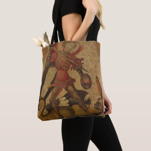 Saint Michael och Dragon Tygkasse