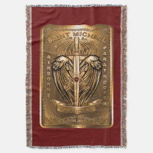 Saint Michael Patron Saint of Paratroopers Filt