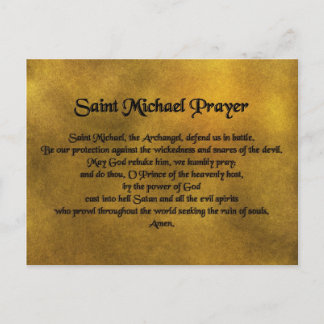 Saint Michael Postcard Vykort