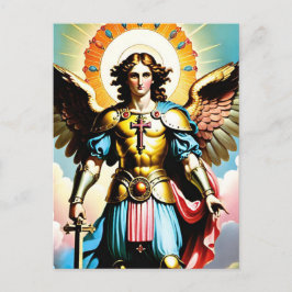Saint Michael Postcard Vykort