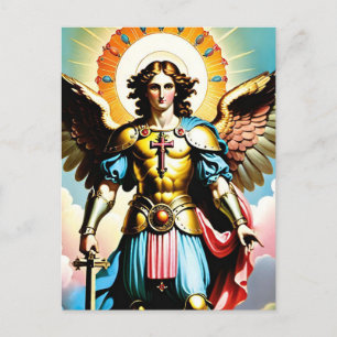Saint Michael Postcard Vykort