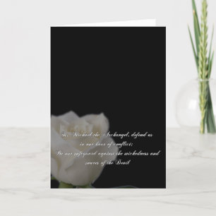 Saint Michael Prayer Helgkort