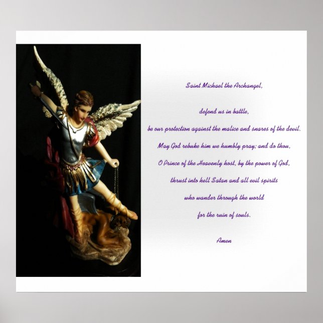 Saint Michael prayer Poster (Framsidan)