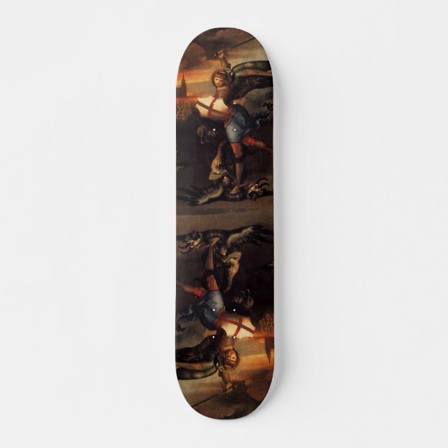 Saint Michael skateboard (Framsida)
