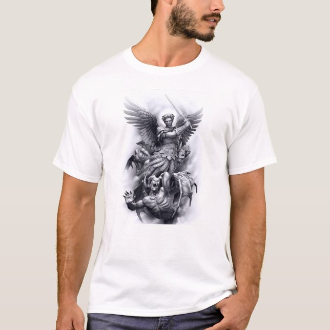 SAINT MICHAEL T SHIRT (Framsida)