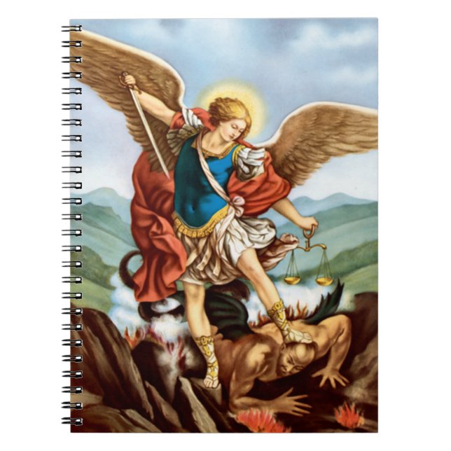 Saint Michael the Archangel Anteckningsbok (Framsidan)