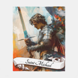Saint Michael the Archangel Fleecefilt