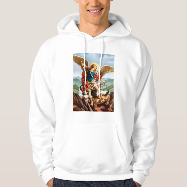 Saint Michael the Archangel Hoodie (Framsida)