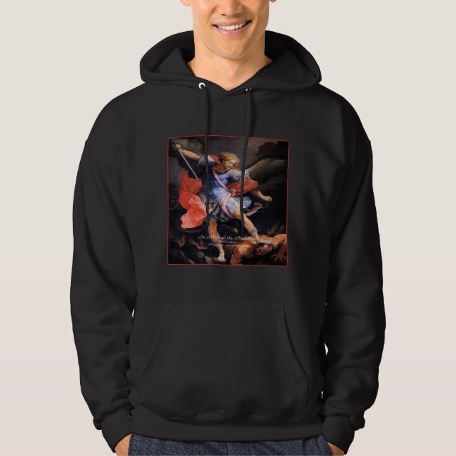 Saint Michael the Archangel Hoodie (Framsida)