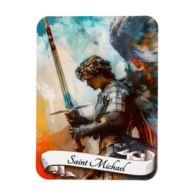 Saint Michael the Archangel Magnet (Vertikal)