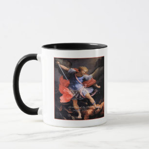 Saint Michael The Archangel Quis ut Deus Mugg