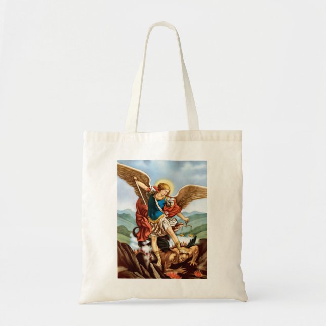 Saint Michael the Archangel Tygkasse (Framsidan)