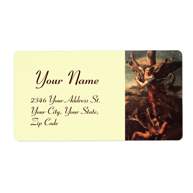 SAINT MICHAEL VANGUISHING SATAN FRAKTSEDEL (Framsidan)