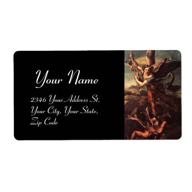SAINT MICHAEL VANGUISHING SATAN FRAKTSEDEL (Framsidan)