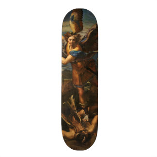Saint Michael Vanquishing Satan Mini Skateboard Bräda 18,7 Cm