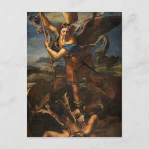 Saint Michael Vanquishing Satan Vykort