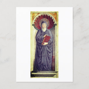 Saint Monica av Hippo Vykort