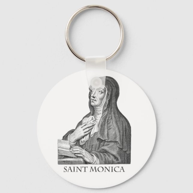 Saint Monica Keychain Nyckelring (Framsida)