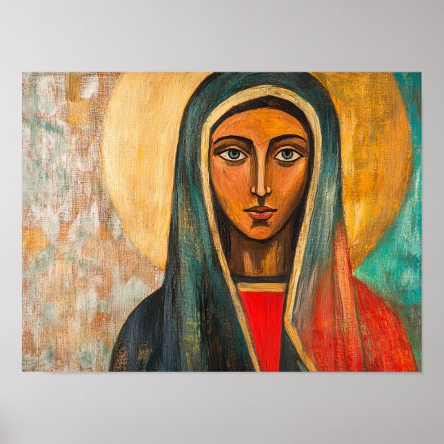 Saint Monica - Mor vid Saint Augustine Poster (Framsidan)
