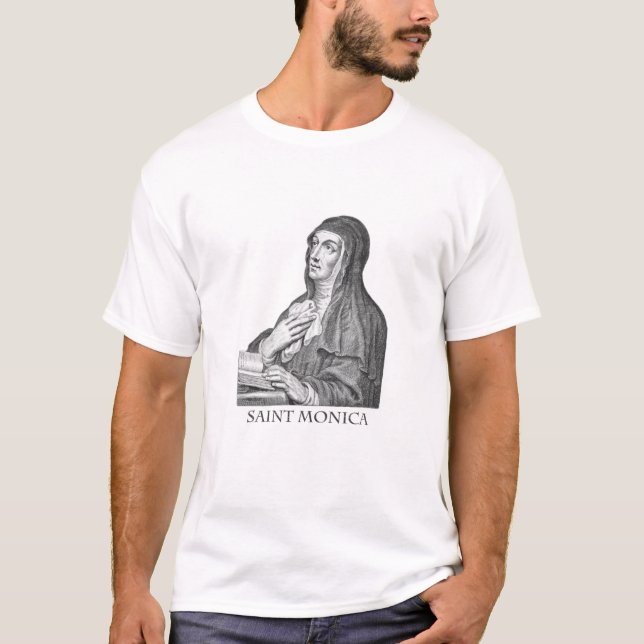 Saint Monica T Shirt (Framsida)