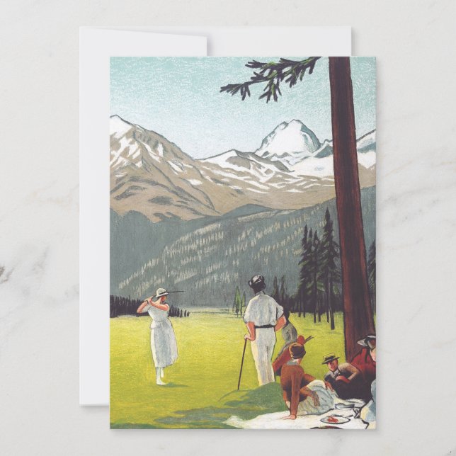 Saint Moritz av Emil Cardinaux Inbjudningar (Framsida)