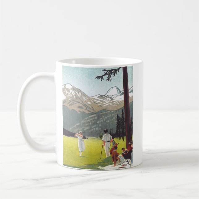Saint Moritz av Emil Cardinaux Kaffemugg (Vänster)