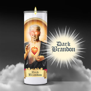 Saint Mörk Brandon Prayer Candle Klistermärken