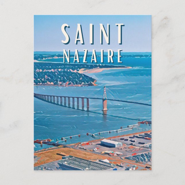 Saint Nazaire Photo Vintage  Vykort (Framsida)
