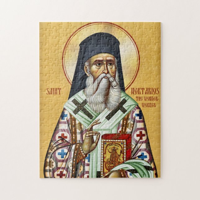 Saint Nektarios i Aegina Pussel (Vertikal)