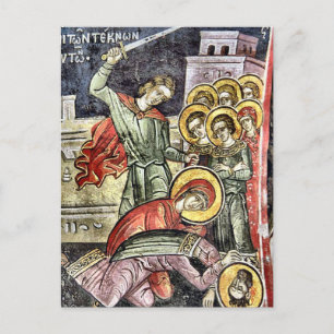 Saint Neonilla Martyr Orthodox Christian Icon Vykort