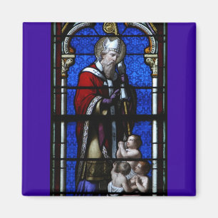 Saint Nicholas Blessings-lagrade glas Magnet