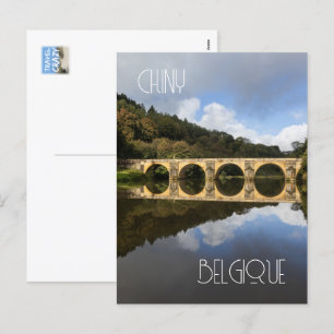 Saint Nicholas Bridge, Chiny, Belgien Helg Vykort