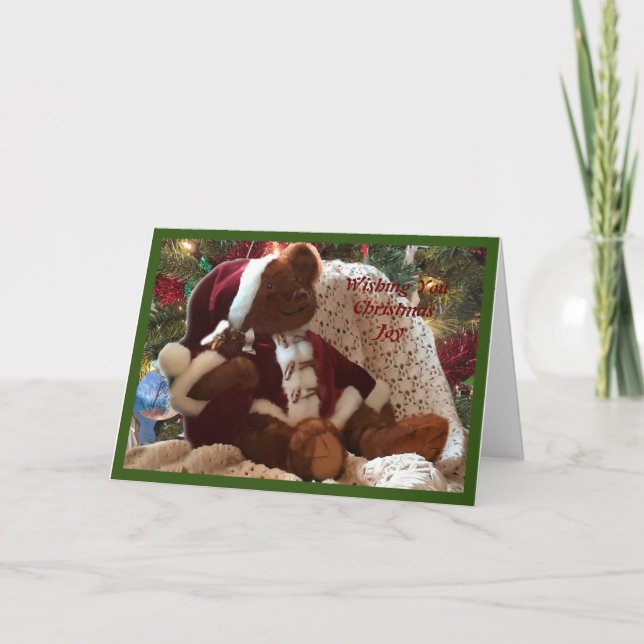 Saint Nicholas Christmas Greeting Holiday Card Helgkort (Framsida)