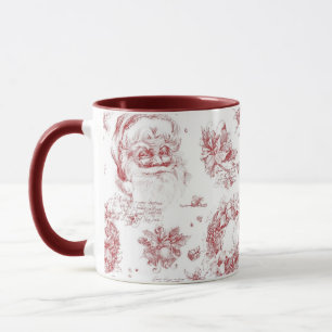 Saint Nicholas-Fransken Land Red Toile Mugg