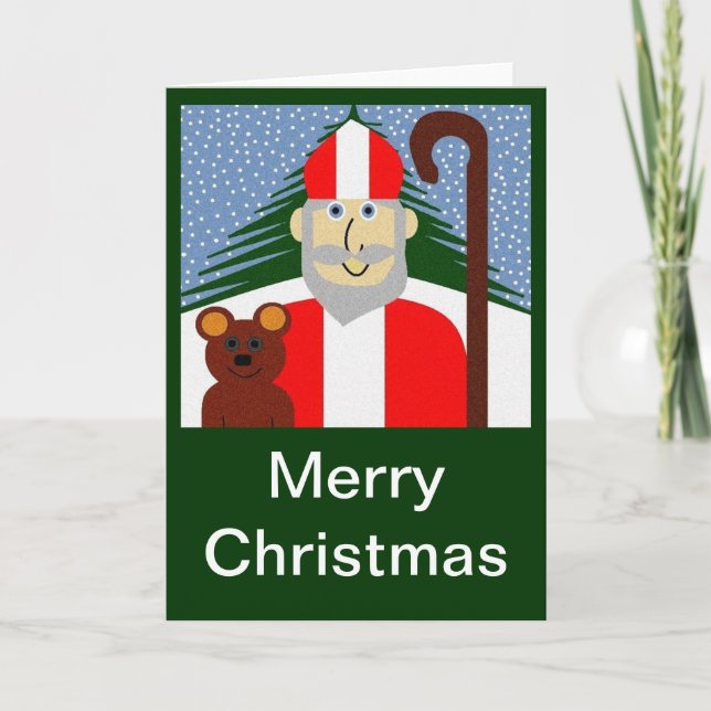 Saint Nicholas Helgkort (Framsida)