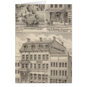 Saint Nicholas Hotel, La Fayette Hälsningskort