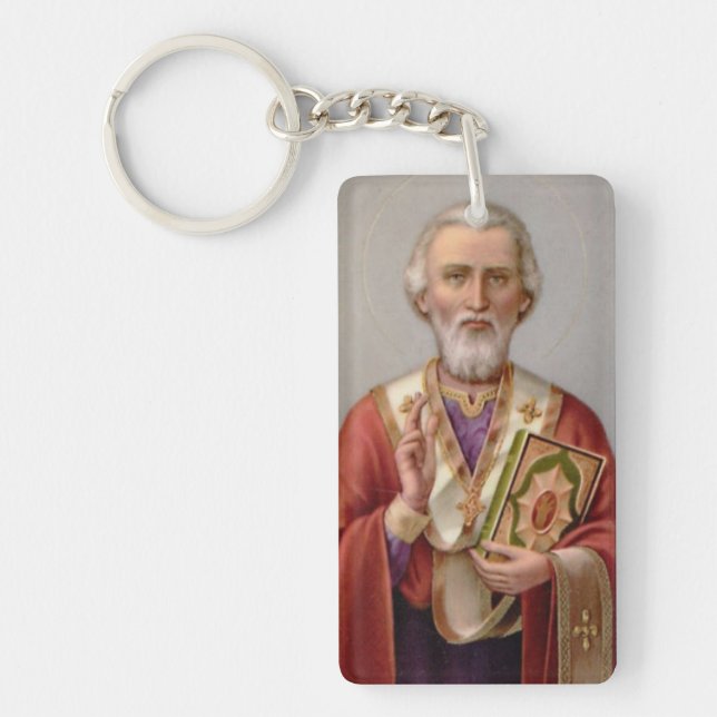Saint Nicholas Nyckelring (Framsidan)
