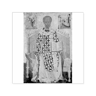 Saint Nicholas of Myra Orthodox Icon Självfärgande Stämpel