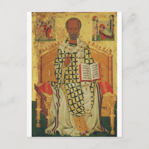 Saint Nicholas of Myra Orthodox Icon Vykort