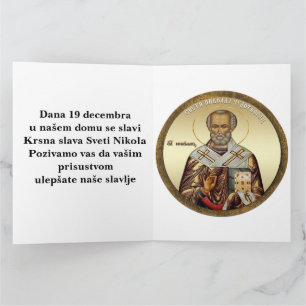 Saint Nicholas ortodox ikon 10 Kort